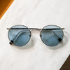 Randolph P3 Sunglasses | Size 51 / 22k Satin Rose Gold / Slate Gradient Nylon (Polarized)