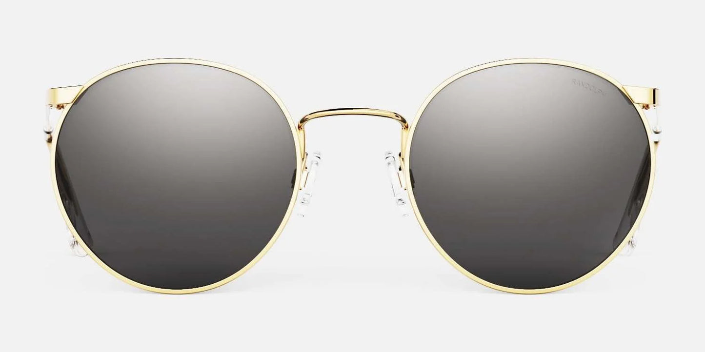 Randolph P3 Sunglasses / 23k Gold / American Gray Polarized Glass