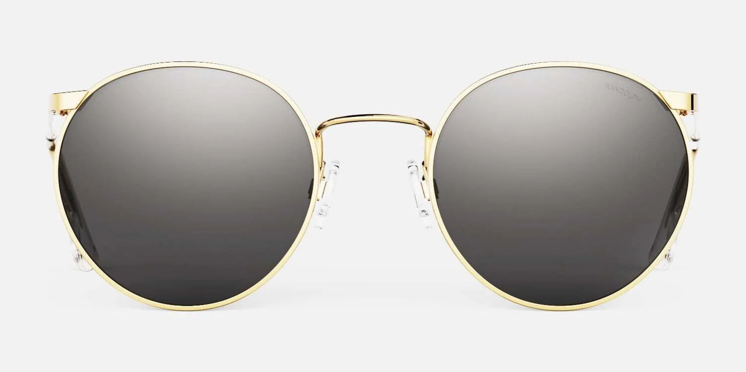 Randolph P3 Sunglasses / 23k Gold / American Gray Polarized Glass