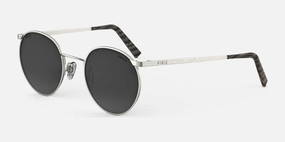 Randolph P3 Sunglasses / Satin Silver / Coastal Gray Polarized Gradient Nylon