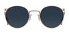 Randolph P3 Sunglasses | Size 51 / 22k Satin Rose Gold / Slate Gradient Nylon (Polarized)
