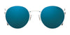 Randolph P3 Sunglasses | Size 51 / 22k Satin Rose Gold / Slate Gradient Nylon (Polarized)