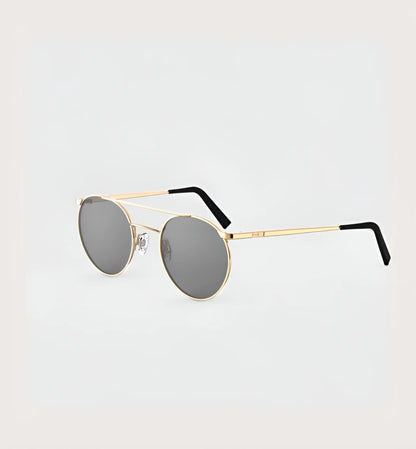 Randolph P3 SHADOW Sunglasses / 23k Gold / Non-Polar