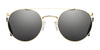 Randolph P3 SHADOW Sunglasses / Bright Chrome / Nylon Citron Metallic (Non-Polar) / Size 49