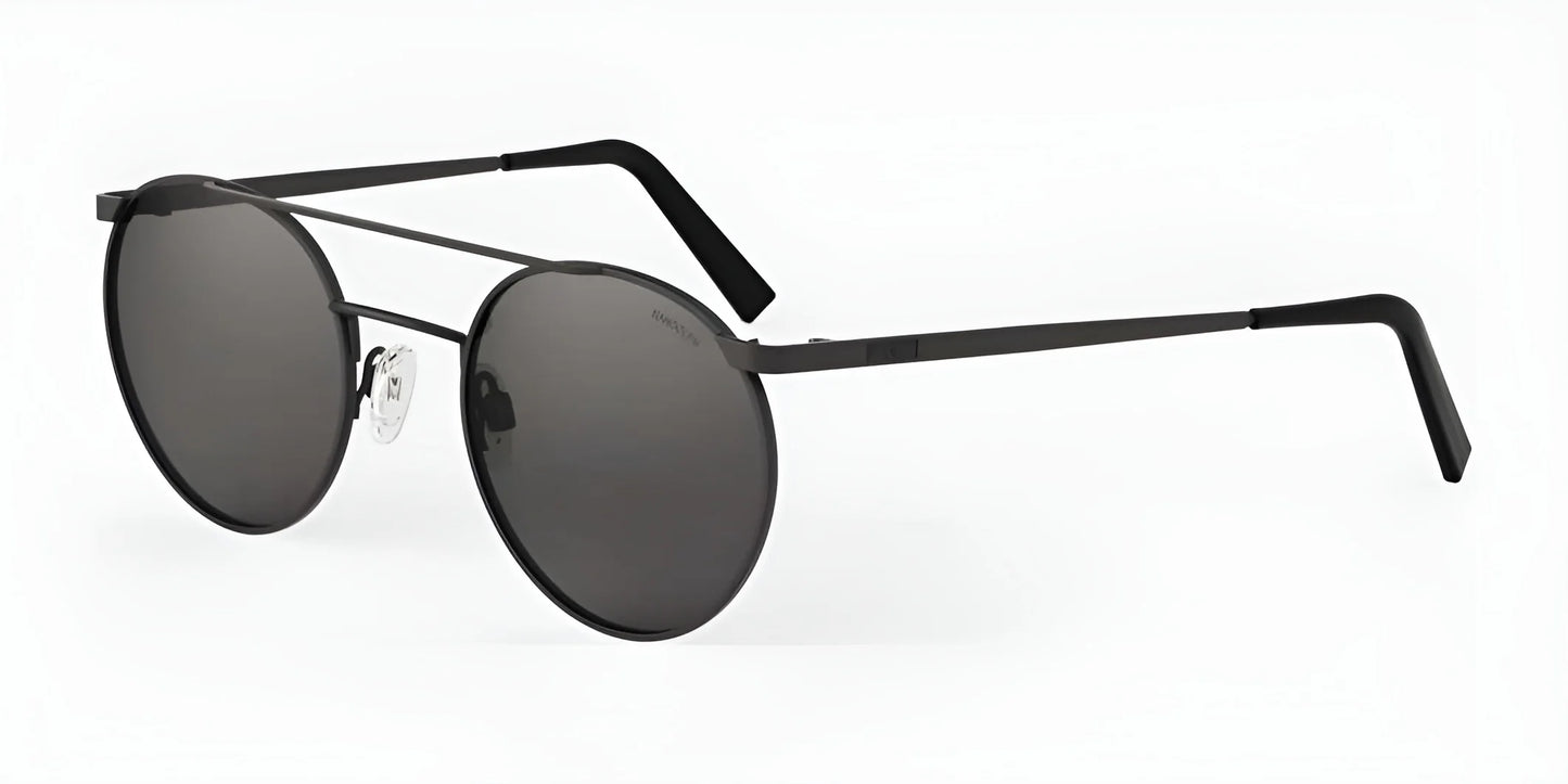 Randolph P3 SHADOW Sunglasses / Matte Black / American Gray Non-Polar Glass