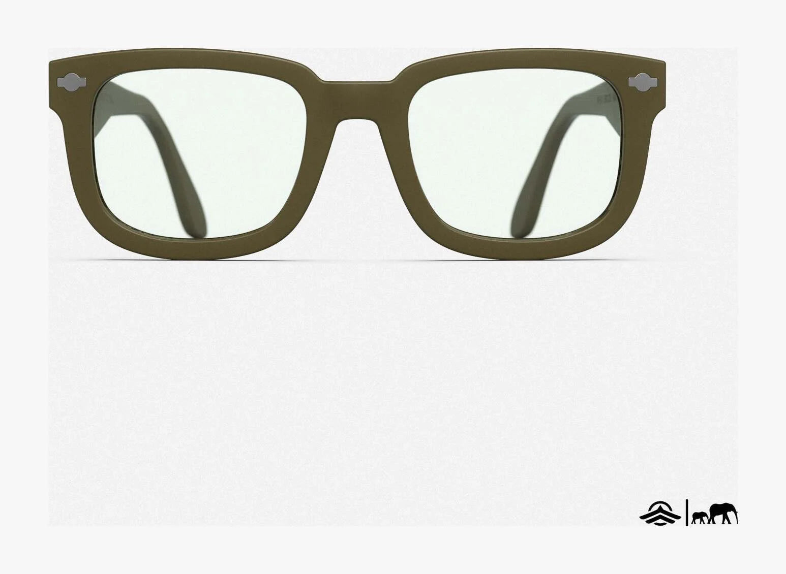 Randolph x BKC Sunglasses / Military Olive Acetate / Pastel