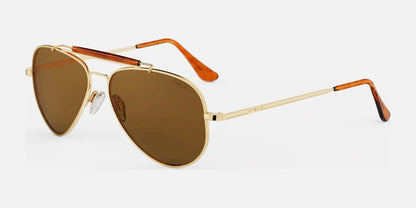 Randolph SPORTSMAN Sunglasses / 23k Gold / American Tan Polarized Glass