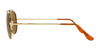 Randolph SPORTSMAN Sunglasses / 23k Gold / American Tan Glass (Polarized) / Size 57