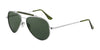 Randolph SPORTSMAN Sunglasses / Bright Chrome / AGX Glass (Polarized) / Size 57