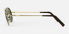 Randolph THADEN Sunglasses | Size 54 / Satin Silver / Slate Non-Polar Gradient Nylon