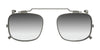 Randolph x BKc P-51 CLIP-ON Sunglasses | Size 50 / Gunmetal Clip / Gray Gradient (Polarized)