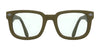 Randolph x BKc P-51 Sunglasses | Size 50 / Military Olive Acetate / Nylon Pastel (Non-Polar)
