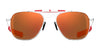 Randolph x Shelby AVIATOR II Sunglasses / Matte Chrome / Apex Gray Nylon (Semi-Polarized) / Size 52