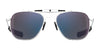 Randolph x Shelby AVIATOR II Sunglasses / Matte Chrome / Apex Gray Nylon (Semi-Polarized) / Size 52