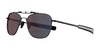 Randolph x Shelby AVIATOR II Sunglasses / Black Chrome / Apex Gray Nylon (Semi-Polarized) / Size 52