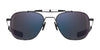 Randolph x Shelby AVIATOR II Sunglasses / Matte Chrome / Apex Gray Nylon (Semi-Polarized) / Size 52