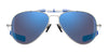 Randolph x Shelby SPORTSMAN Sunglasses / Matte Chrome Chrome / Apex Gray Nylon (Semi-Polarized) / Size 57