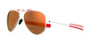 Randolph x Shelby SPORTSMAN Sunglasses / Bright Chrome / Redline Nylon (Semi-Polarized) / Size 57