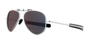 Randolph x Shelby SPORTSMAN Sunglasses / Matte Chrome Chrome / Apex Gray Nylon (Semi-Polarized) / Size 57