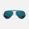 Randolph x TODD SNYDER SPORTSMAN Sunglasses / 23k Gold / Gold Flash Polarized Glass / Size 57