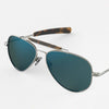 Randolph x TODD SNYDER SPORTSMAN Sunglasses / 23k Gold / Gold Flash Polarized Glass / Size 57