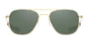 Randolph x W'Menswear AVIATOR Sunglasses / 23k Satin Gold / Nylon AGX (Non-Polar) / Size 55