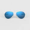 Randolph YEAGER Sunglasses / Gunmetal / SkyForce™ Nylon Polarized Mystic Blue / Size 57