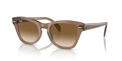 Ray-Ban RB0707S Sunglasses Transparent Light Brown / Brown