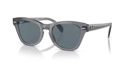Ray-Ban RB0707S Sunglasses Transparent Grey / Dark Blue
