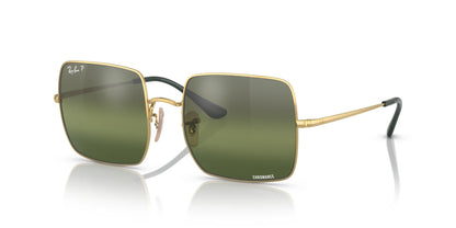 Ray-Ban SQUARE RB1971 Sunglasses Gold / Green