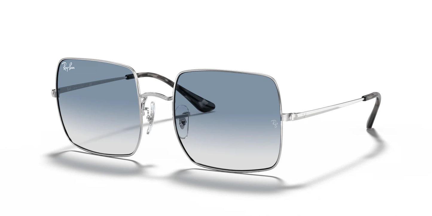 Ray-Ban SQUARE RB1971 Sunglasses Silver / Light Blue Gradient