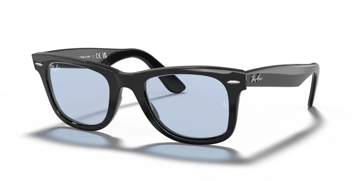Ray-Ban WAYFARER RB2140F Sunglasses Black / Blue / Grey Classic