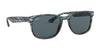 Ray-Ban RB2184 Sunglasses | Size 57 / Striped Blue Grey №1252R5 / Blue (3N 11.20%)