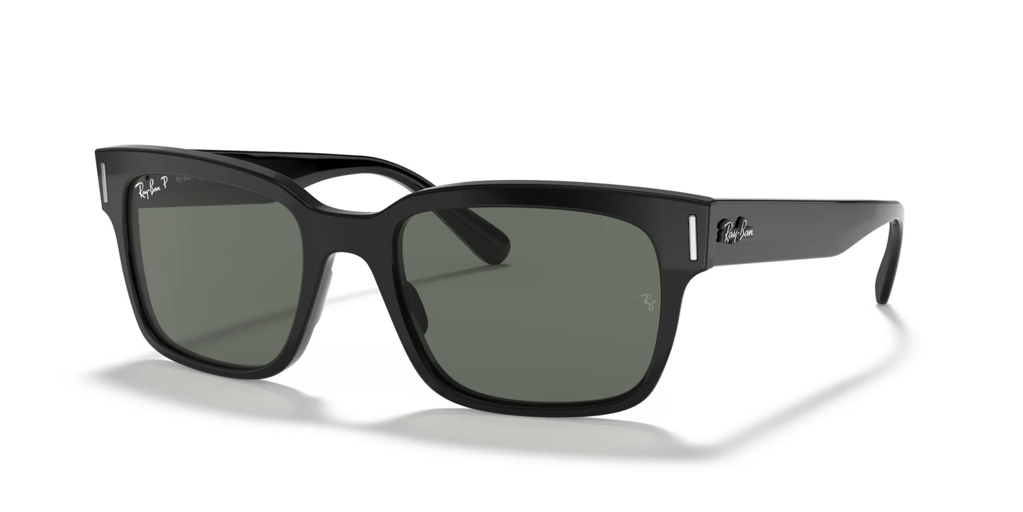 Ray-Ban JEFFREY RB2190 Sunglasses Black / G-15 Green (Polarized)