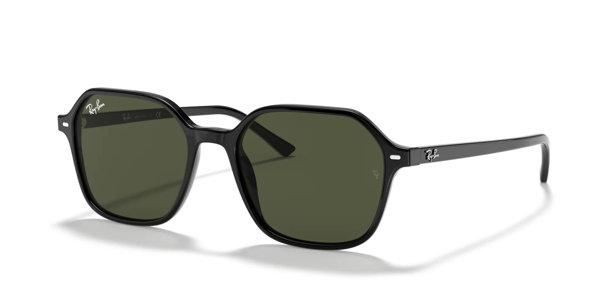Ray-Ban JOHN RB2194 Sunglasses Black / Green