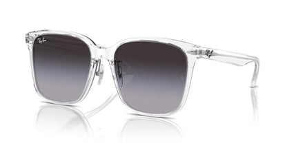 Ray-Ban RB2206D Sunglasses Transparent / Grey & Blue