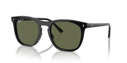 Ray-Ban RB2210 Sunglasses Black / Green (Polarized)
