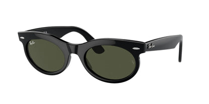 Ray-Ban WAYFARER OVAL RB2242 Sunglasses Black / Green