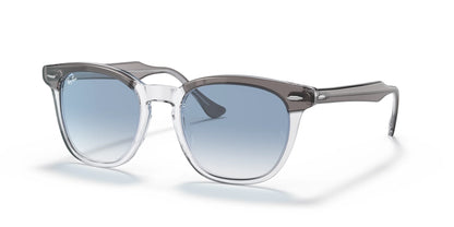 Ray-Ban HAWKEYE RB2298 Sunglasses Grey On Transparent / Clear Blue