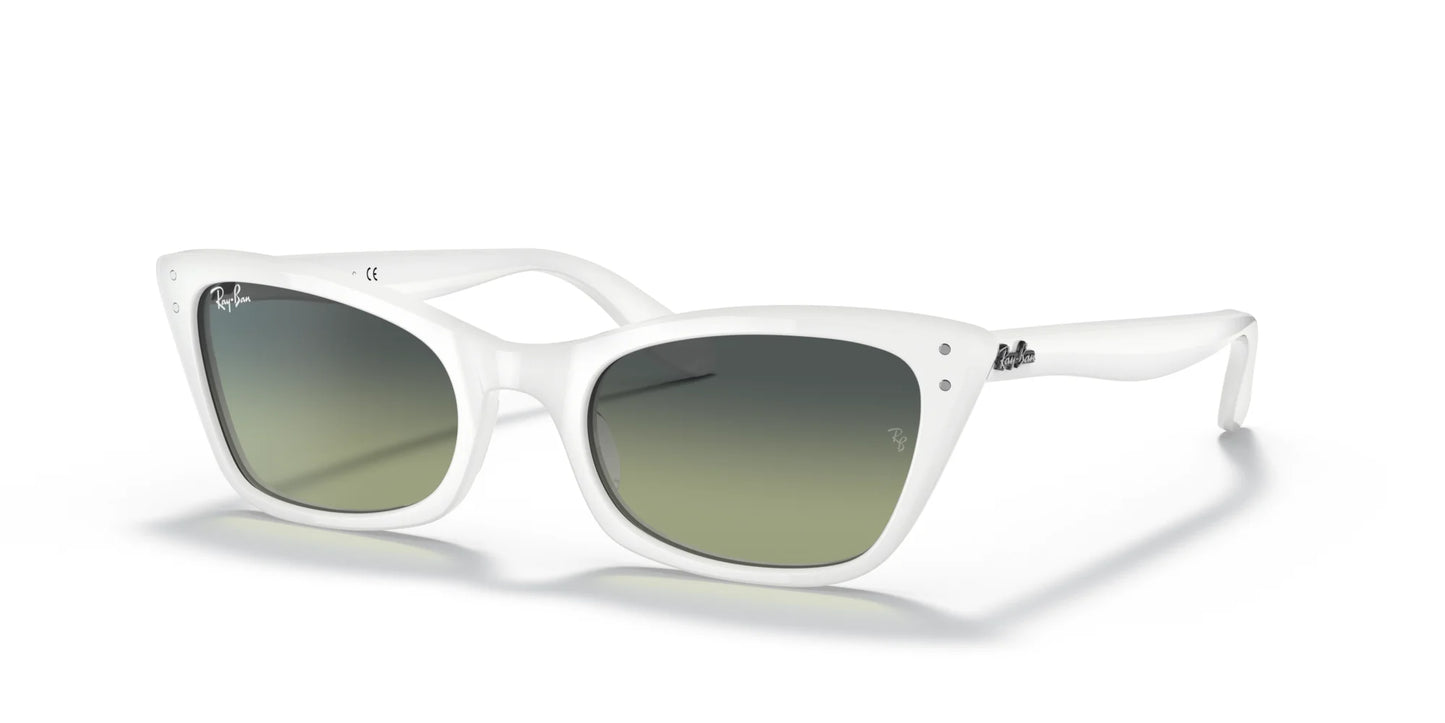 Ray-Ban LADY BURBANK RB2299 Sunglasses White / Green Vintage