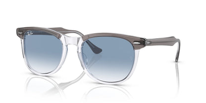 Ray-Ban EAGLEEYE RB2398F Sunglasses Grey On Transparent / Blue