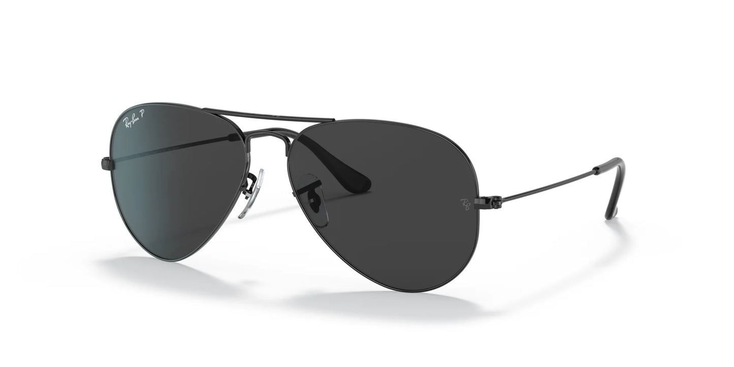 Ray-Ban AVIATOR LARGE METAL RB3025 Sunglasses | Size 58 Black / Black