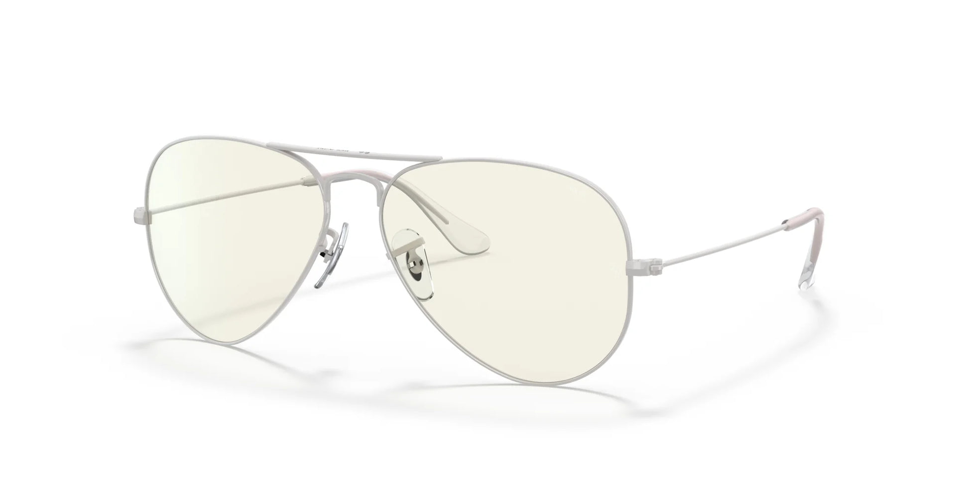 Ray-Ban AVIATOR LARGE METAL RB3025 Sunglasses | Size 58 Light Grey / Clear (Photochromic)