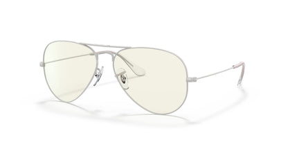 Ray-Ban AVIATOR LARGE METAL RB3025 Sunglasses | Size 58 Light Grey / Clear (Photochromic)
