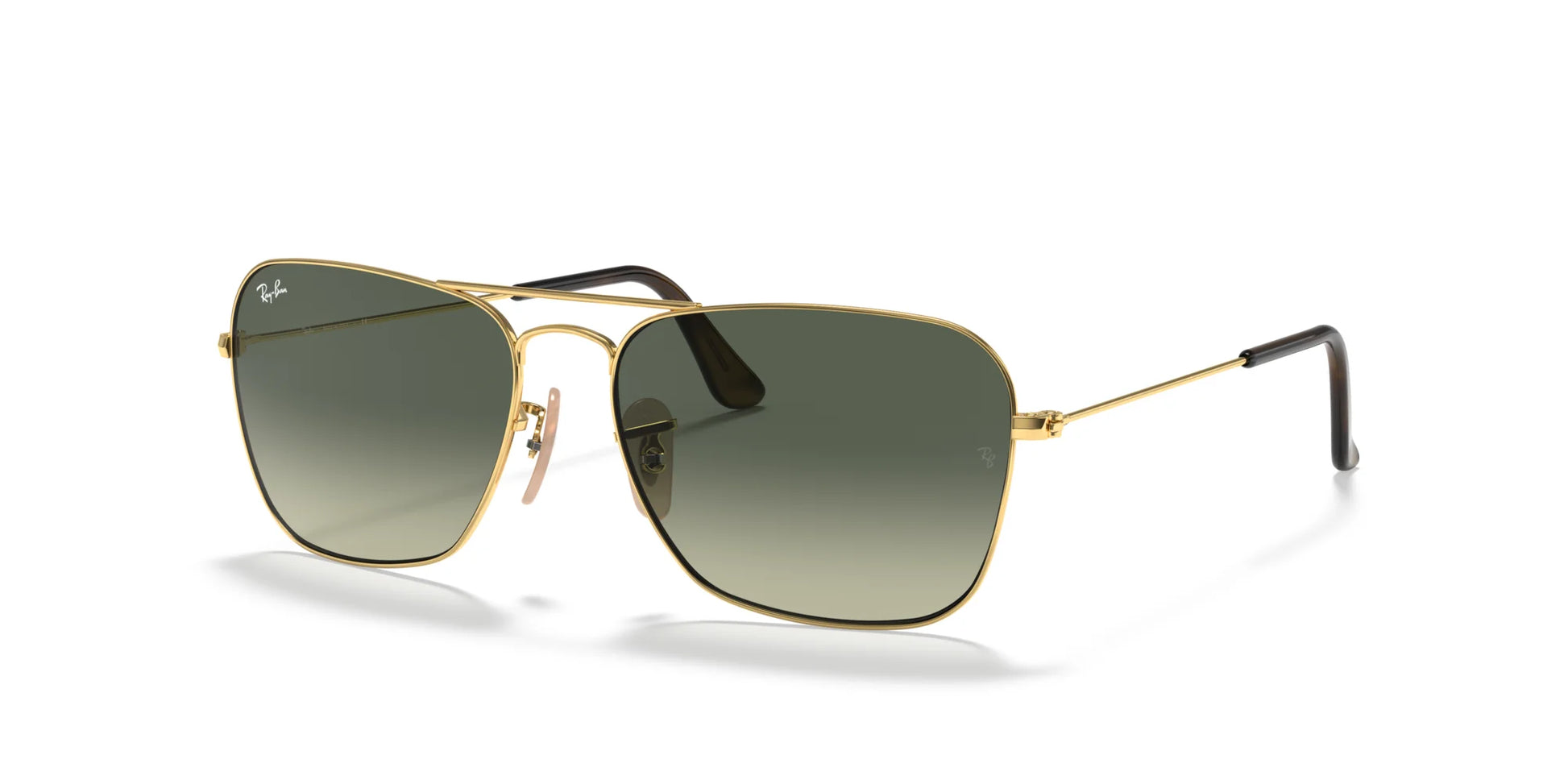 Ray-Ban CARAVAN RB3136 Sunglasses Gold / Grey Gradient