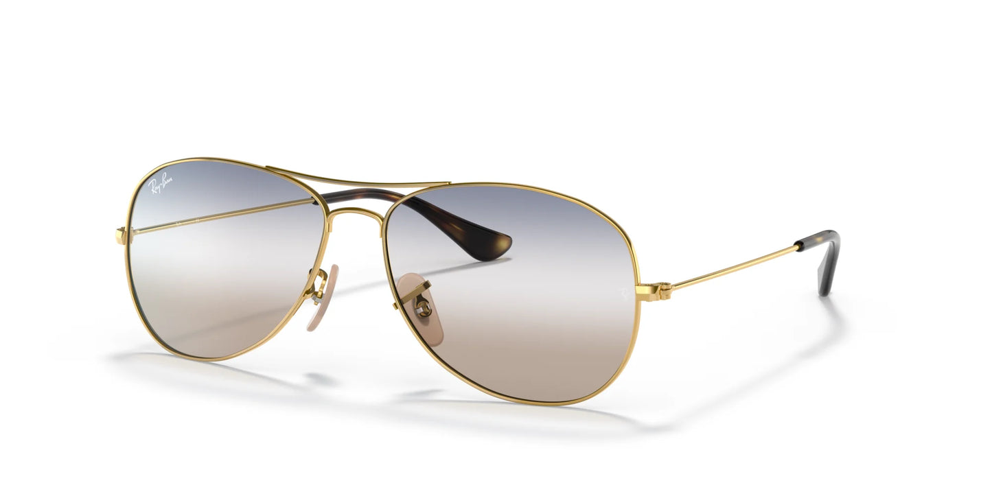 Ray-Ban COCKPIT RB3362 Sunglasses Gold / Blue / Brown Gradient