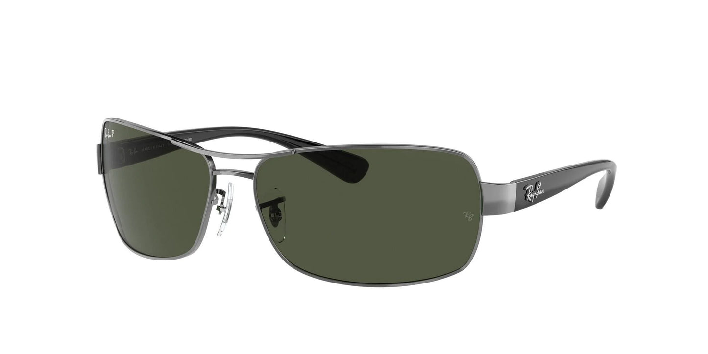 Ray-Ban RB3379 Sunglasses Gunmetal / G-15 Green (Polarized)