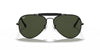 Ray-Ban AVIATOR CRAFT RB3422Q Sunglasses | Size 58 / Black №9040 / G-15 Green