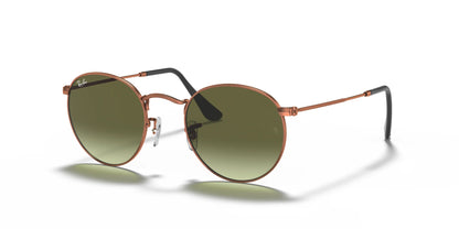 Ray-Ban ROUND METAL RB3447 Sunglasses Bronze-Copper / Green Gradient