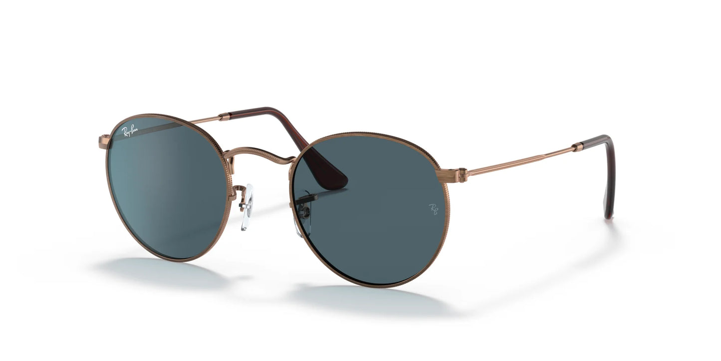 Ray-Ban ROUND METAL RB3447 Sunglasses Bronze-Copper / Blue